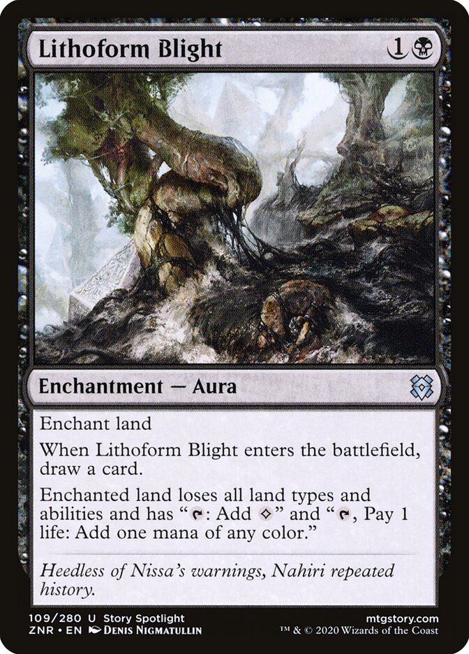 Praga Litoforme / Lithoform Blight - Magic: The Gathering - MoxLand