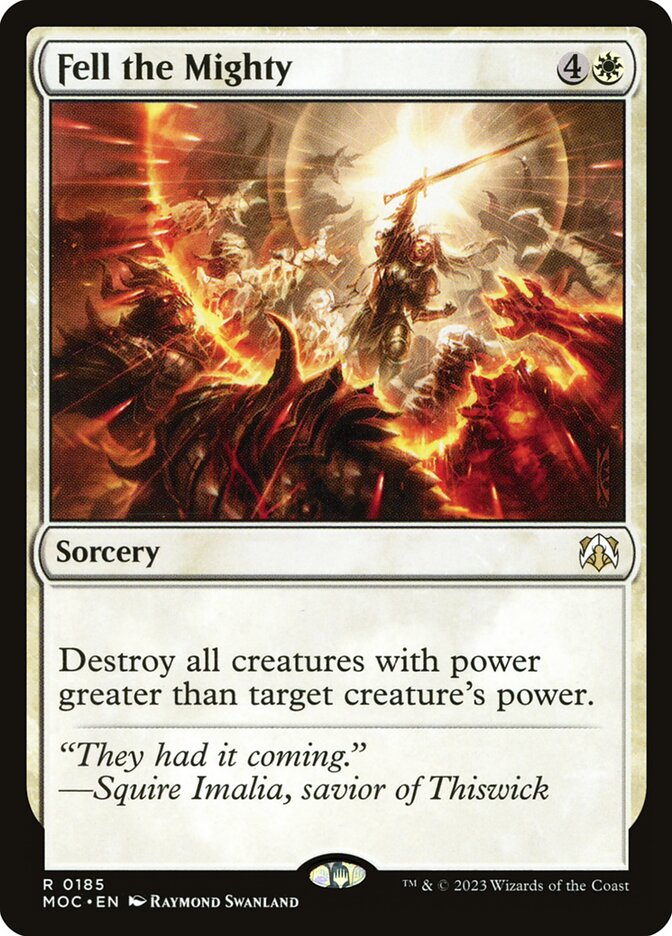 Derrubar os Poderosos / Fell the Mighty - Magic: The Gathering - MoxLand