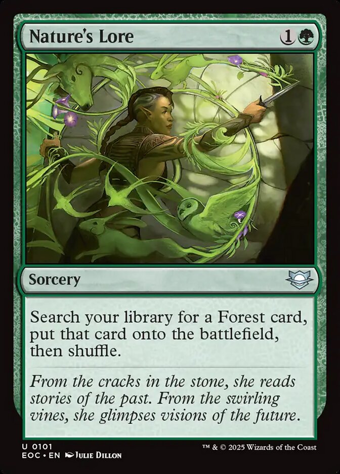 Sabedoria da Natureza / Nature's Lore - Magic: The Gathering - MoxLand