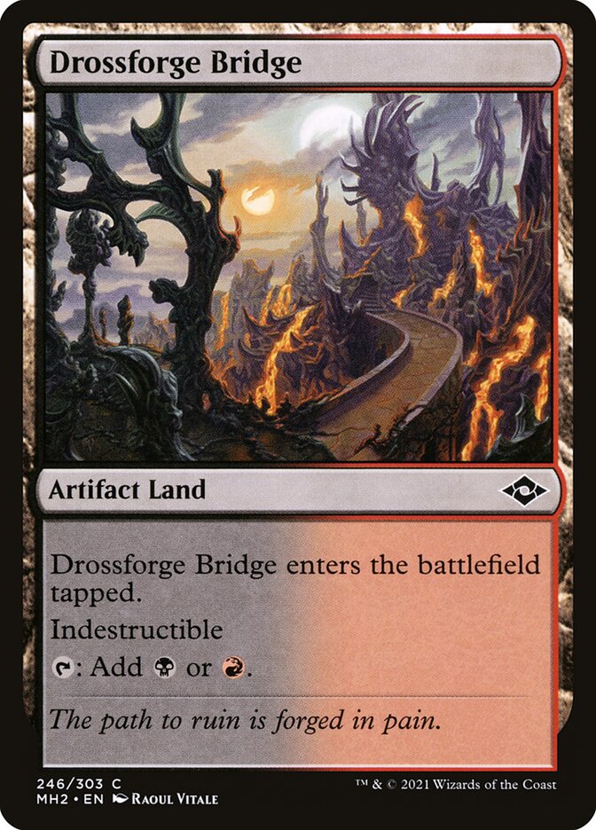 Ponte de Forjaescória / Drossforge Bridge - Magic: The Gathering - MoxLand