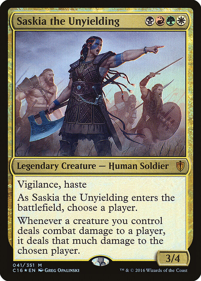 Saskia, a Inabalável / Saskia the Unyielding - Magic: The Gathering - MoxLand