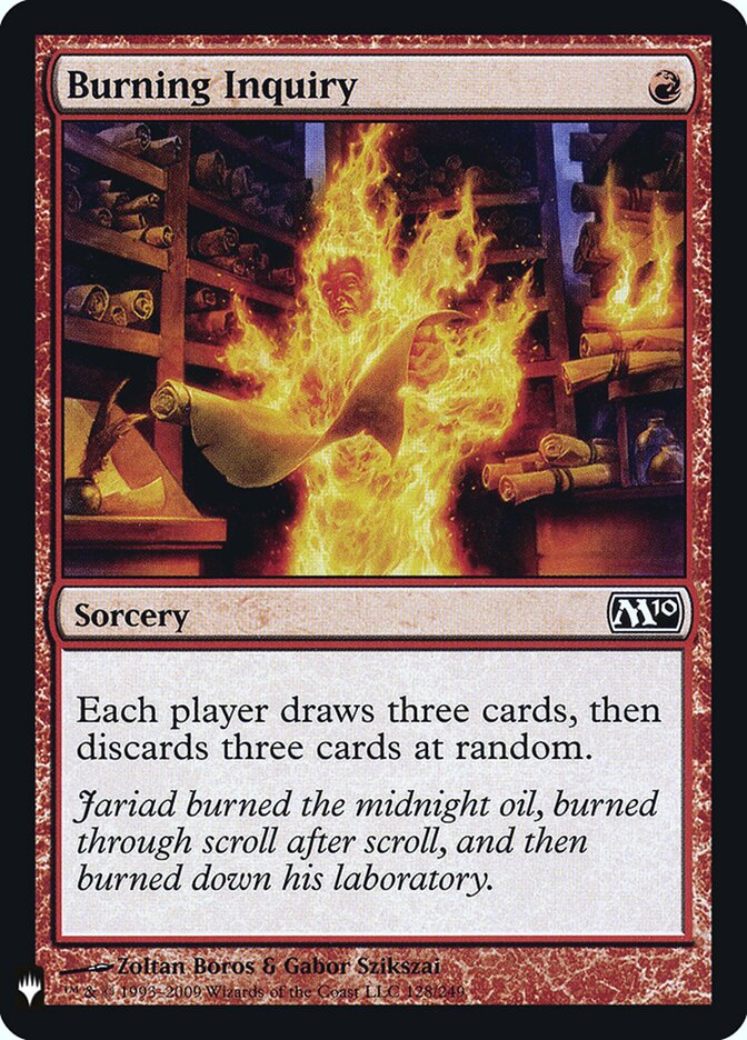 Inquisição Ardente / Burning Inquiry - Magic: The Gathering - MoxLand