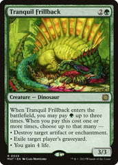 Dorso-frisado Tranquilo / Tranquil Frillback - Magic: The Gathering - MoxLand