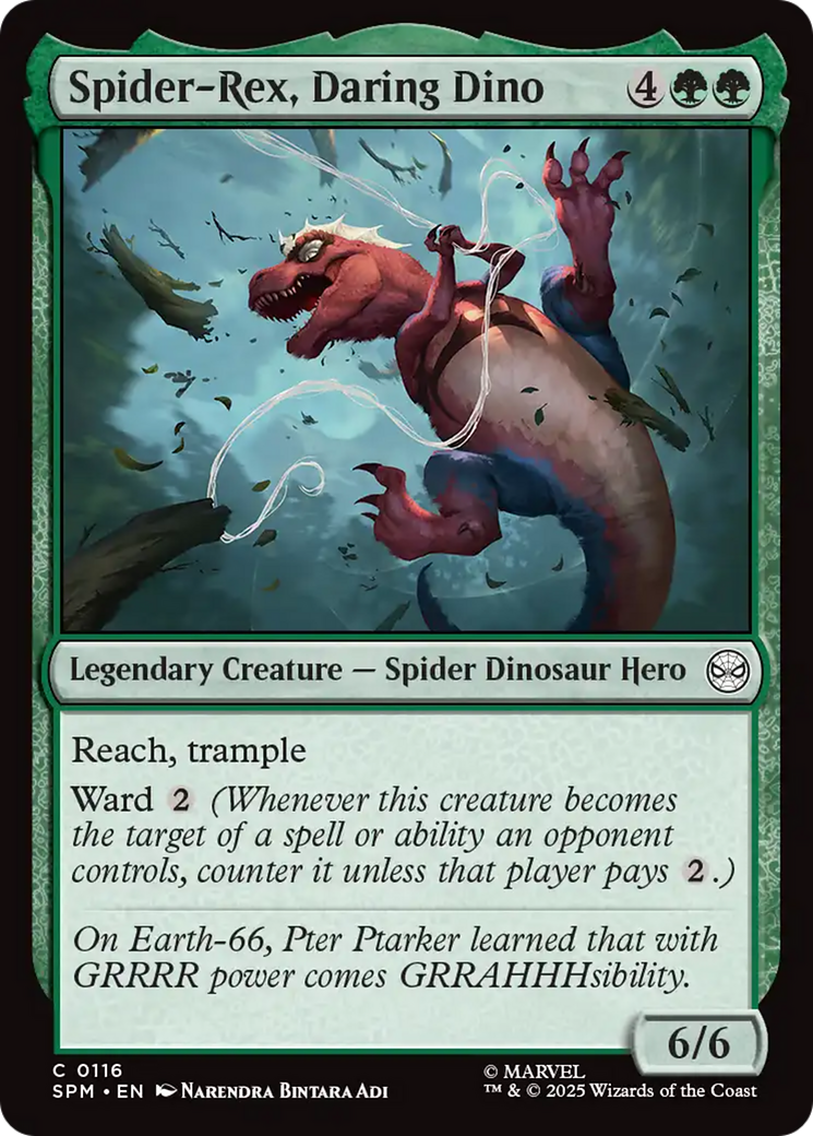 Spider-Rex, Daring Dino - Magic: The Gathering - MoxLand