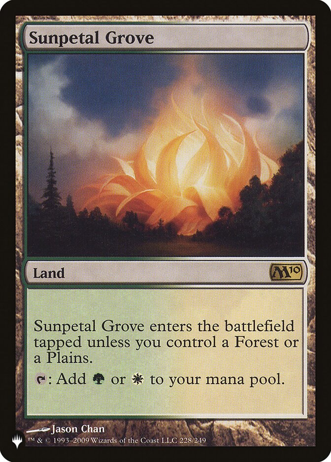 Bosque da Pétala Solar / Sunpetal Grove - Magic: The Gathering - MoxLand