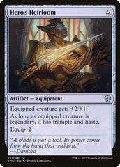 Herança do Herói / Hero's Heirloom - Magic: The Gathering - MoxLand