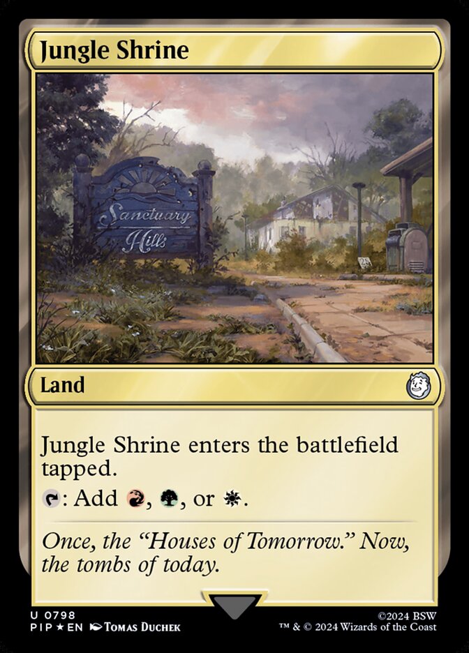 Sacrário da Selva / Jungle Shrine - Magic: The Gathering - MoxLand