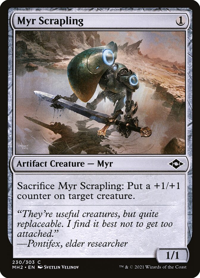 Sucatinho Myr / Myr Scrapling - Magic: The Gathering - MoxLand