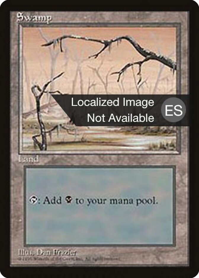 Pântano / Swamp - Magic: The Gathering - MoxLand