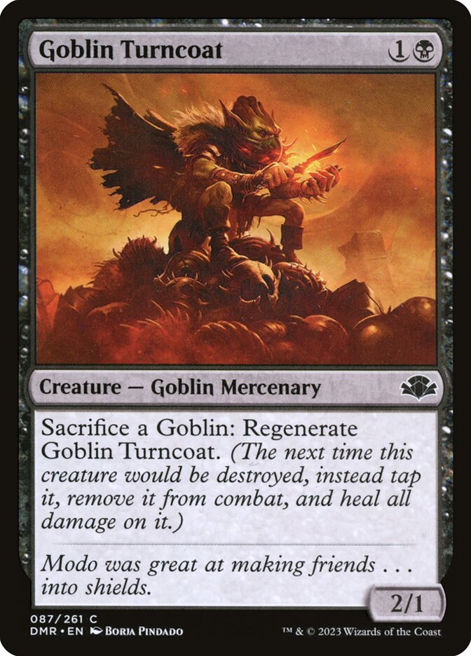 Goblin Vira-Casaca / Goblin Turncoat - Magic: The Gathering - MoxLand