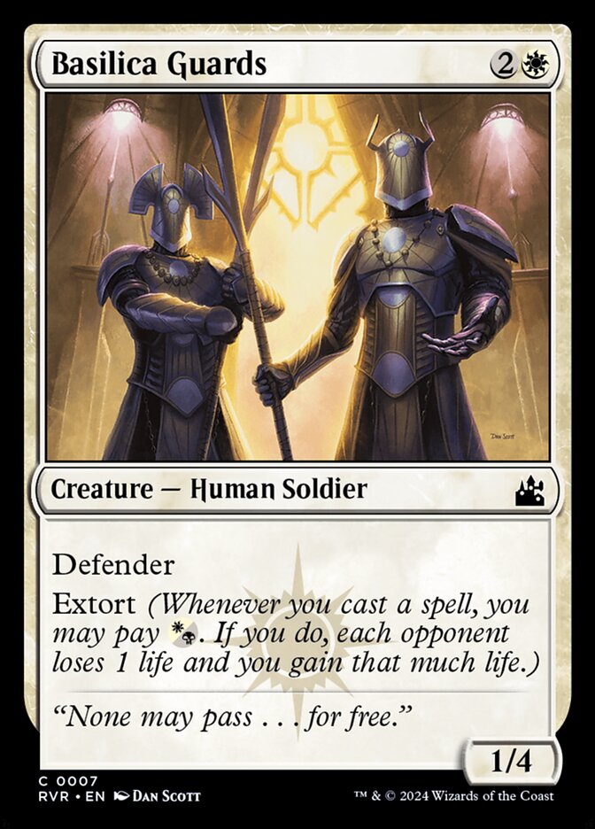 Guardas da Basílica / Basilica Guards - Magic: The Gathering - MoxLand