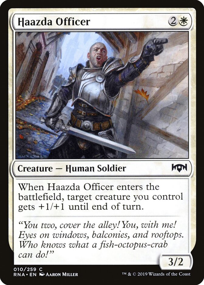 Oficial de Haazda / Haazda Officer - Magic: The Gathering - MoxLand