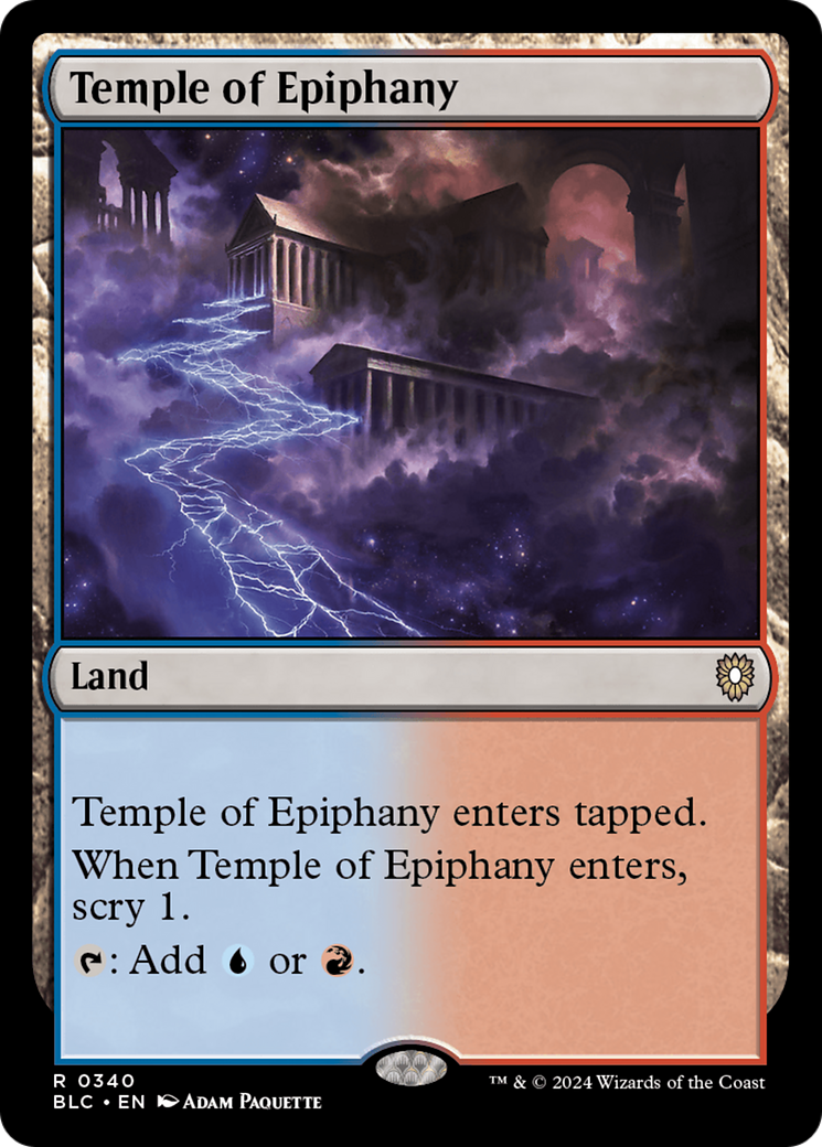 Templo da Epifania / Temple of Epiphany - Magic: The Gathering - MoxLand