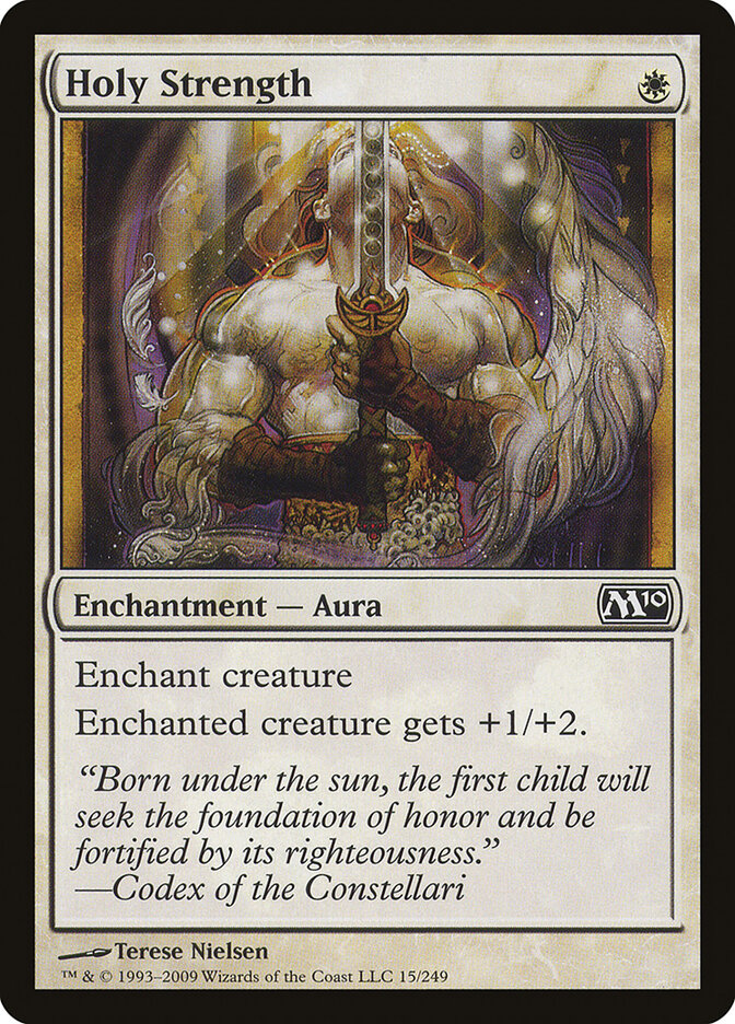 Força Divina / Holy Strength - Magic: The Gathering - MoxLand