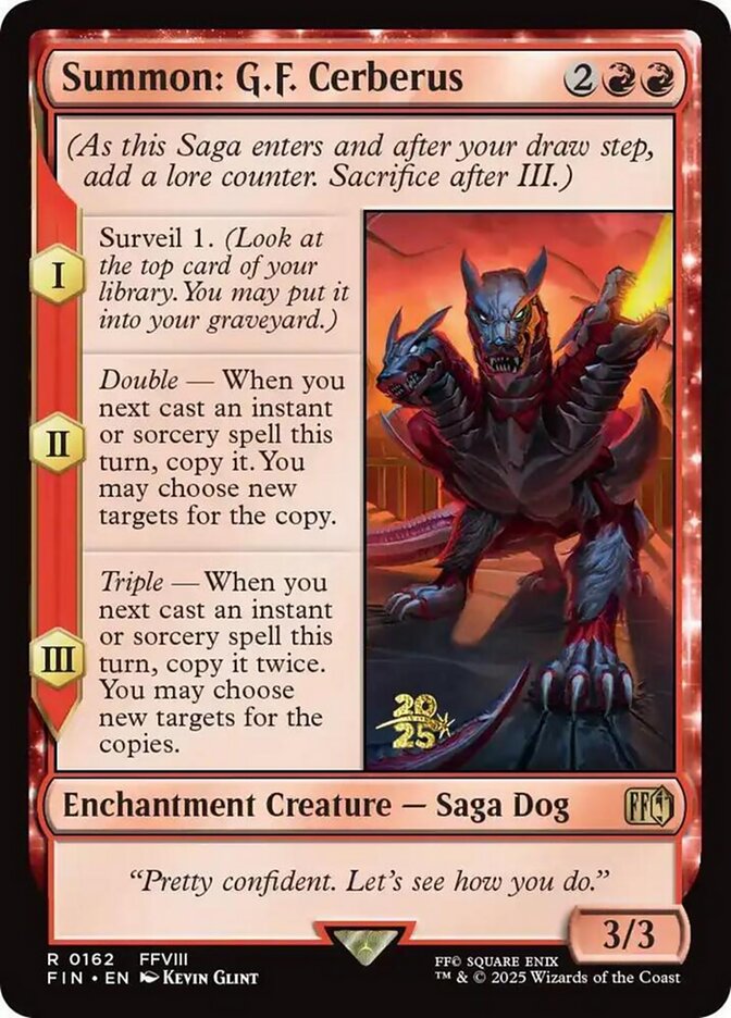 Summon: G.F. Cerberus - Magic: The Gathering - MoxLand