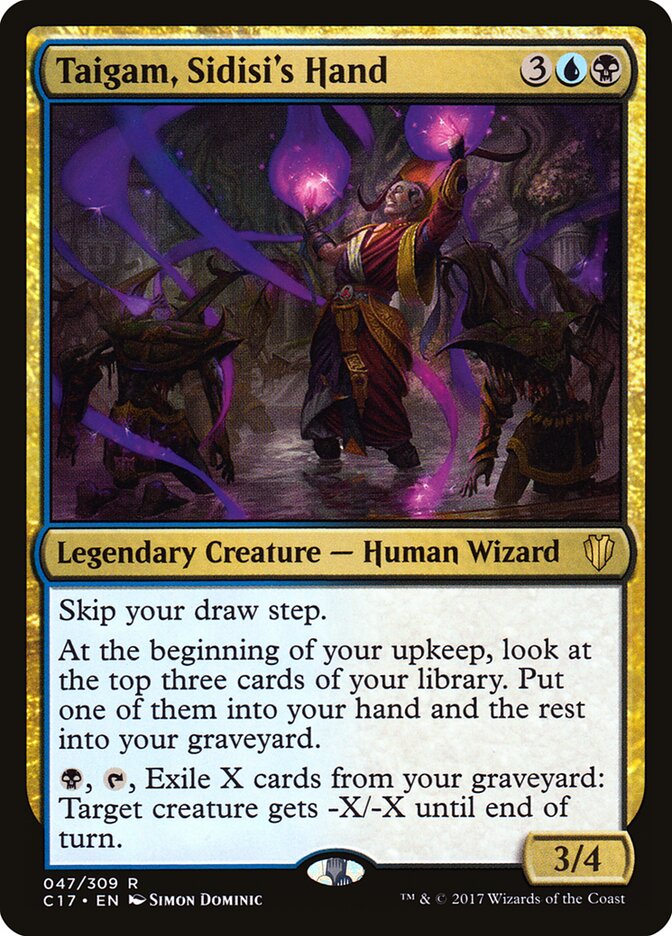 Taigam, Mão de Sidisi / Taigam, Sidisi's Hand - Magic: The Gathering - MoxLand