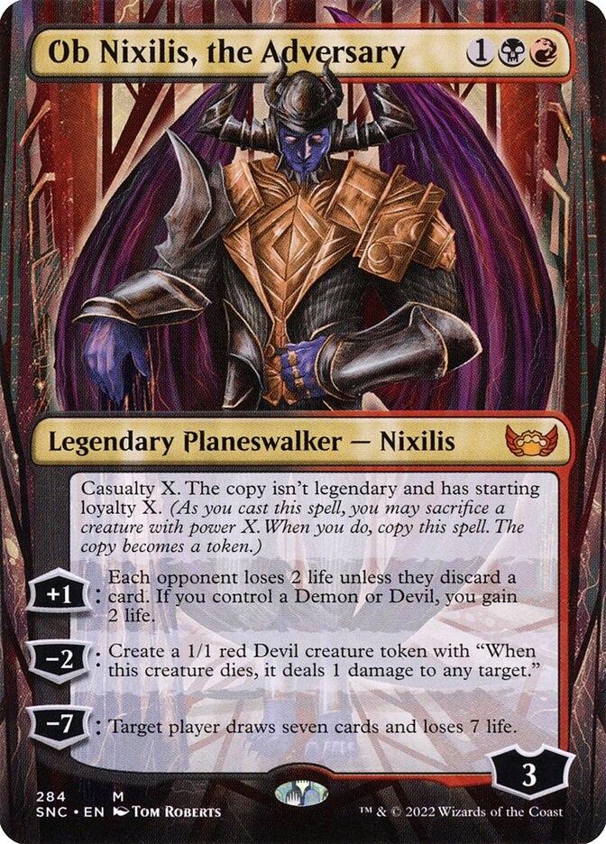 Ob Nixilis, o Adversário / Ob Nixilis, the Adversary - Magic: The Gathering - MoxLand