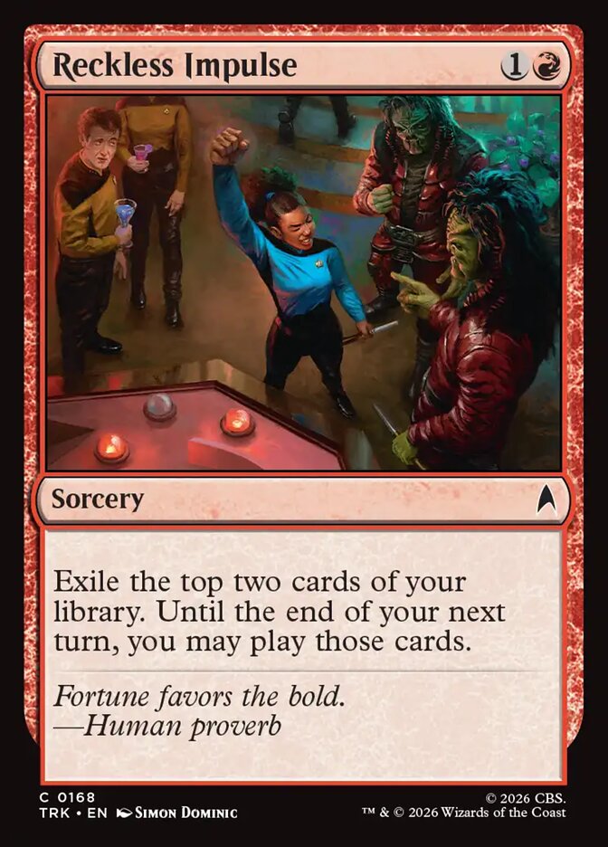 Impulso Temerário / Reckless Impulse - Magic: The Gathering - MoxLand