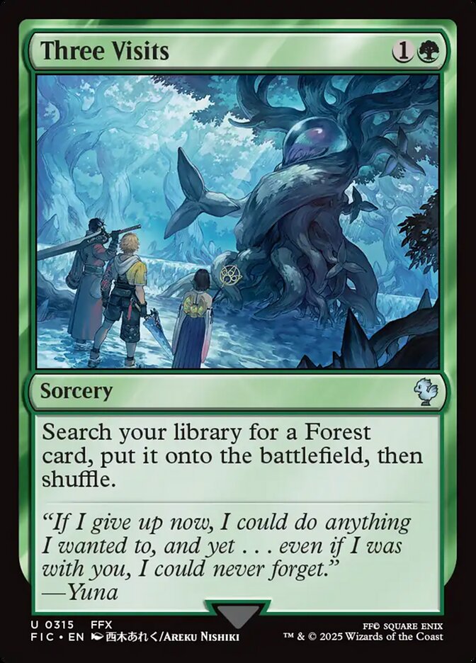 Três Visitas / Three Visits - Magic: The Gathering - MoxLand