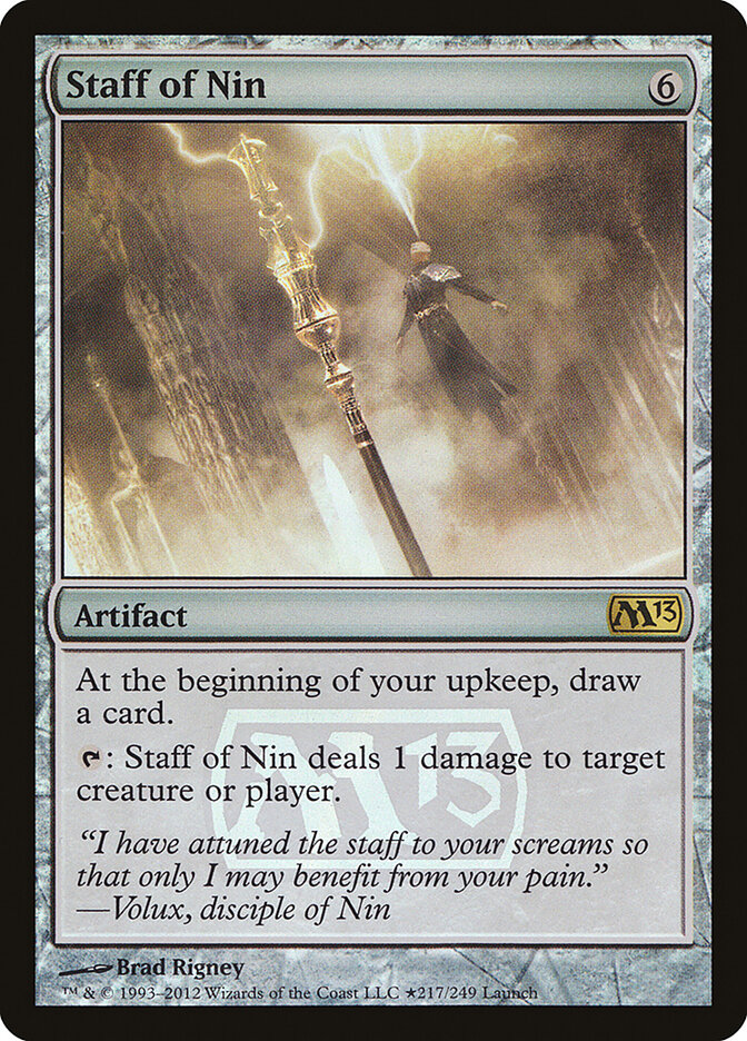 Cajado de Nin / Staff of Nin - Magic: The Gathering - MoxLand