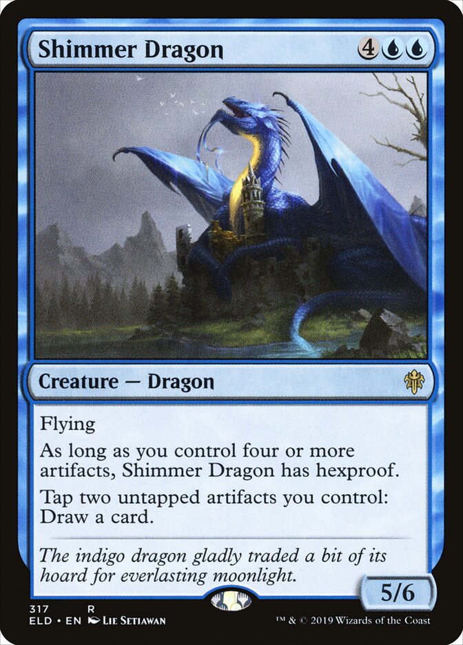 Shimmer Dragon / Shimmer Dragon - Magic: The Gathering - MoxLand