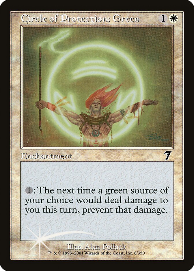 Círculo de Proteção: Verde / Circle of Protection: Green - Magic: The Gathering - MoxLand