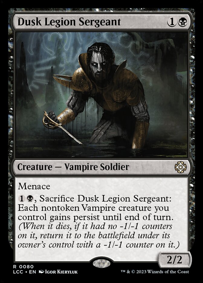 Sargento da Legião do Crepúsculo / Dusk Legion Sergeant - Magic: The Gathering - MoxLand