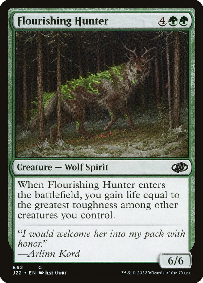 Caçadora Florescente / Flourishing Hunter - Magic: The Gathering - MoxLand