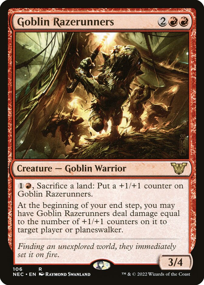 Arrasa-quarteirões Goblin / Goblin Razerunners - Magic: The Gathering - MoxLand