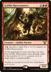 Arrasa-quarteirões Goblin / Goblin Razerunners - Magic: The Gathering - MoxLand