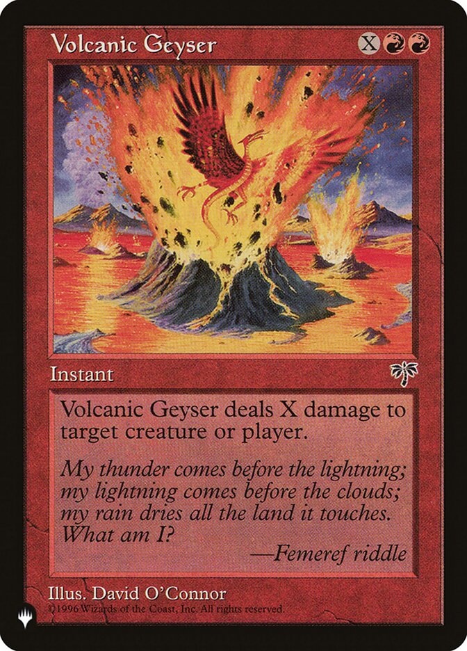 Gêiser Vulcânico / Volcanic Geyser - Magic: The Gathering - MoxLand