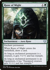 Runa de Força / Rune of Might - Magic: The Gathering - MoxLand