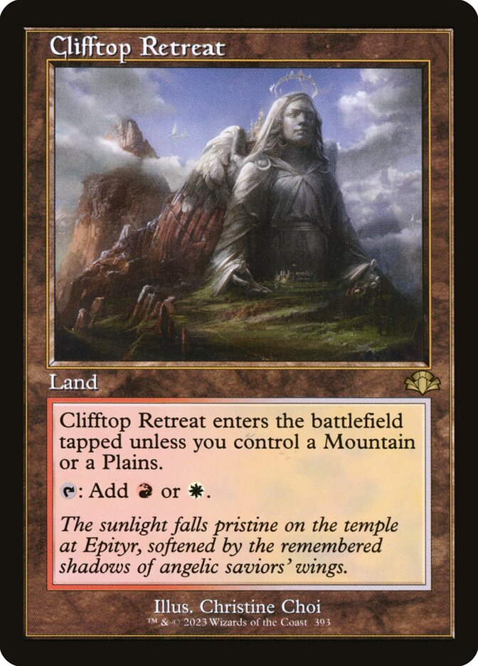 Retiro da Falésia / Clifftop Retreat - Magic: The Gathering - MoxLand