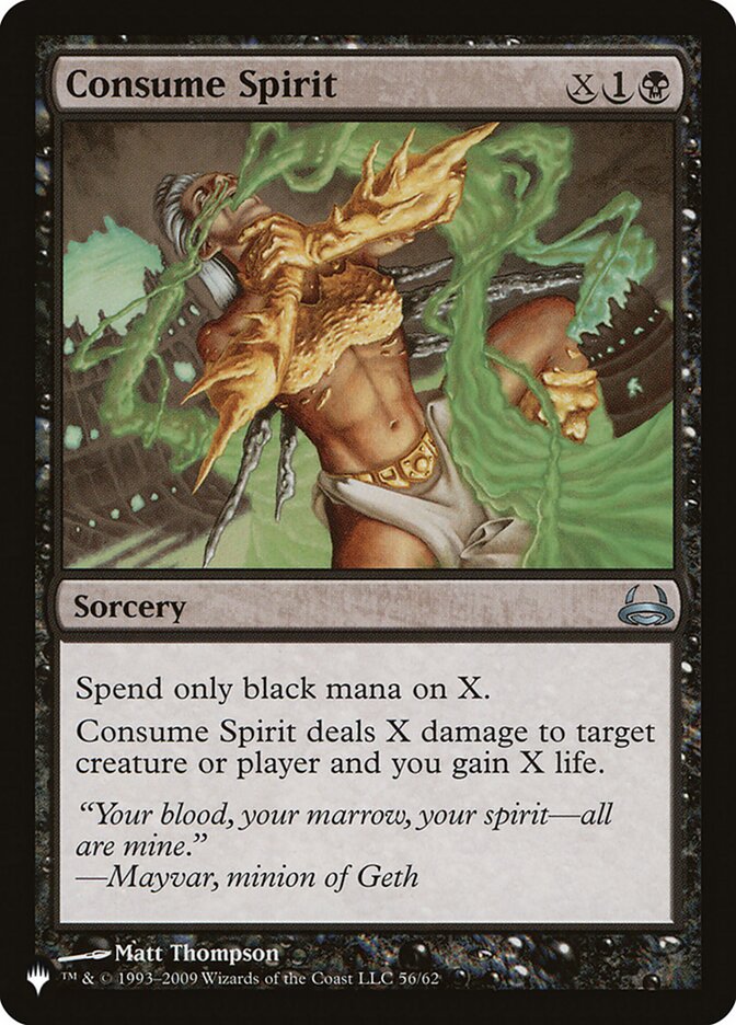 Consumir o Espírito / Consume Spirit - Magic: The Gathering - MoxLand