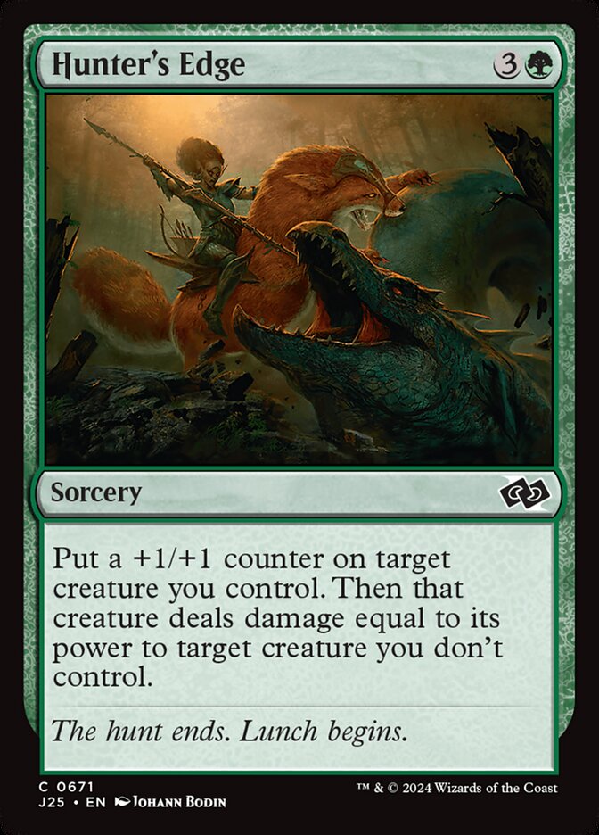 Vantagem da Caçadora / Hunter's Edge - Magic: The Gathering - MoxLand