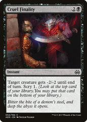 Finalidade Cruel / Cruel Finality - Magic: The Gathering - MoxLand