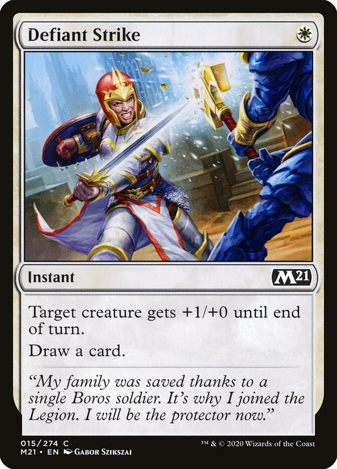 Golpe Desafiador / Defiant Strike - Magic: The Gathering - MoxLand