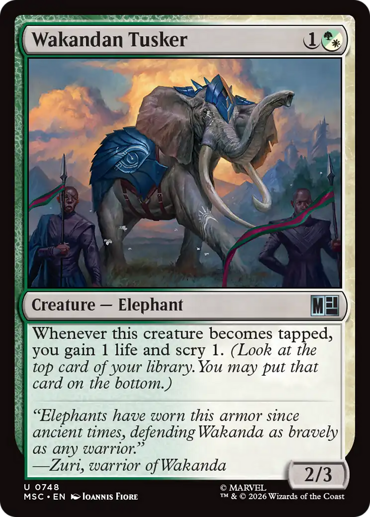 Wakandan Tusker - Magic: The Gathering - MoxLand