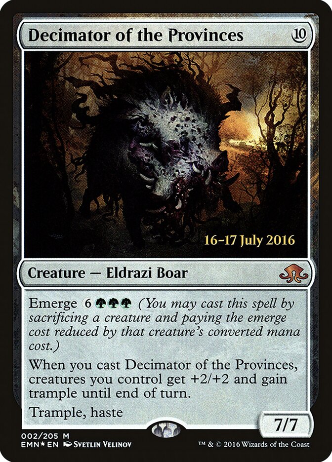 Dizimador das Províncias / Decimator of the Provinces - Magic: The Gathering - MoxLand