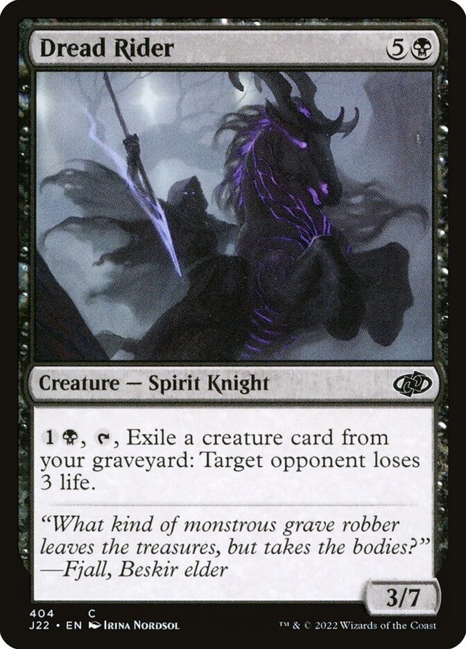 Ginete Aterrorizante / Dread Rider - Magic: The Gathering - MoxLand