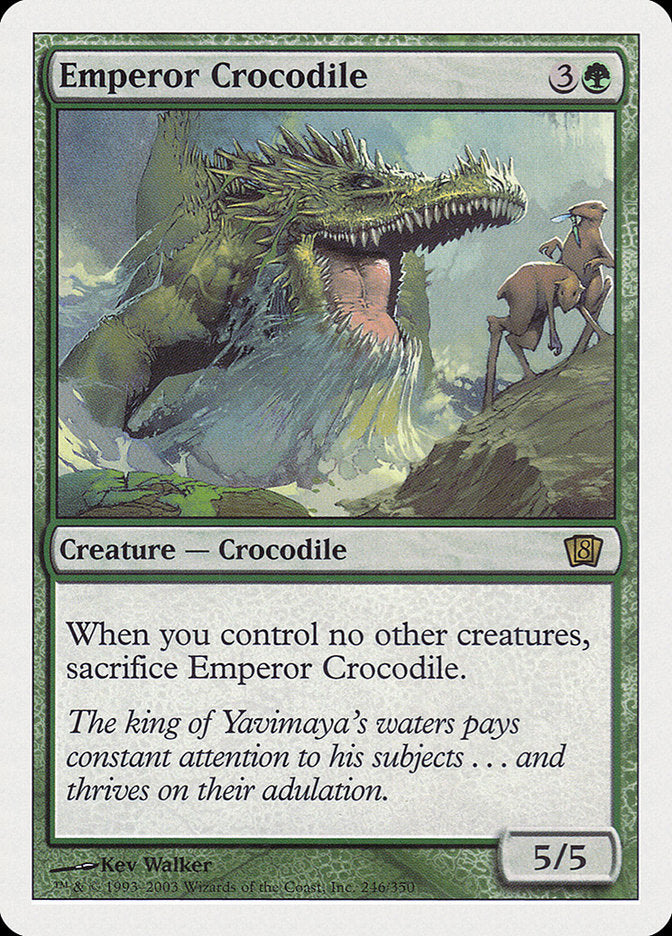 Crocodilo Imperador / Emperor Crocodile - Magic: The Gathering - MoxLand