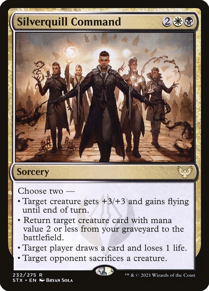 Comando de Platinopena / Silverquill Command - Magic: The Gathering - MoxLand