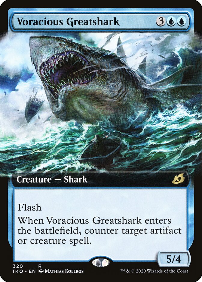 Megatubarão Voraz / Voracious Greatshark - Magic: The Gathering - MoxLand