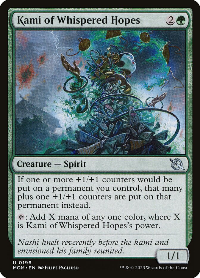 Kami das Esperanças Sussurradas / Kami of Whispered Hopes - Magic: The Gathering - MoxLand