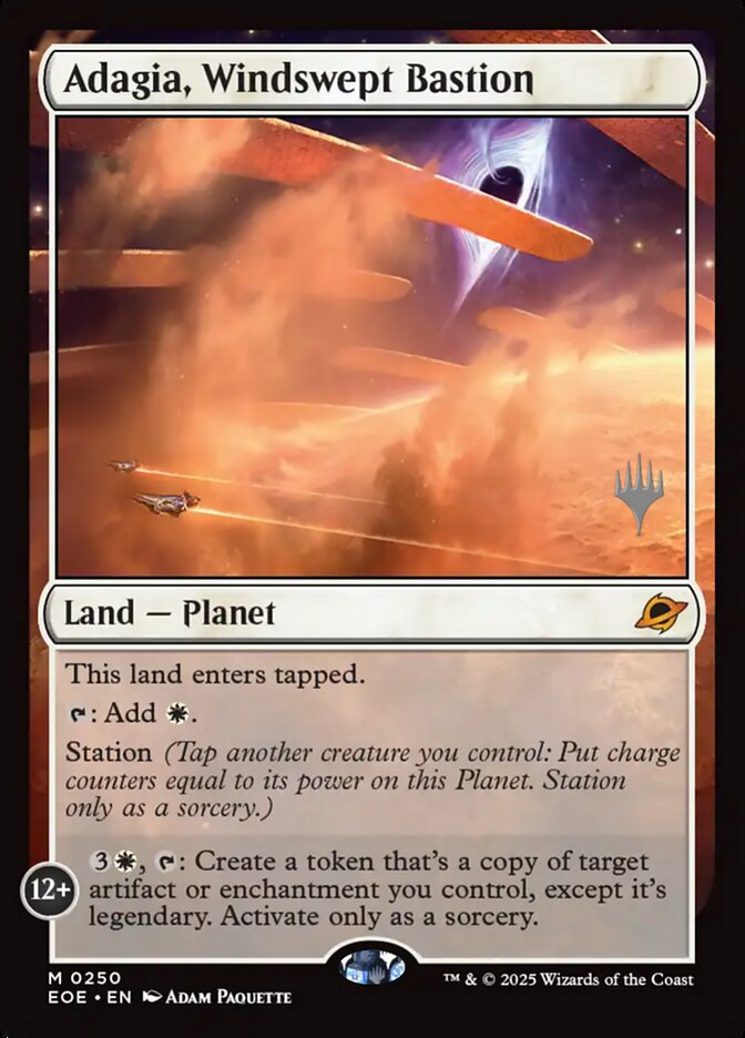 Adagia, Windswept Bastion - Magic: The Gathering - MoxLand