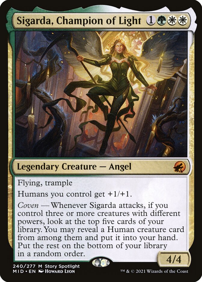 Sigarda, Campeã da Luz / Sigarda, Champion of Light - Magic: The Gathering - MoxLand