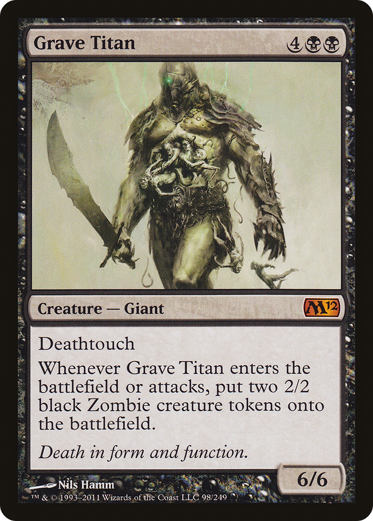 Titã do Túmulo / Grave Titan - Magic: The Gathering - MoxLand