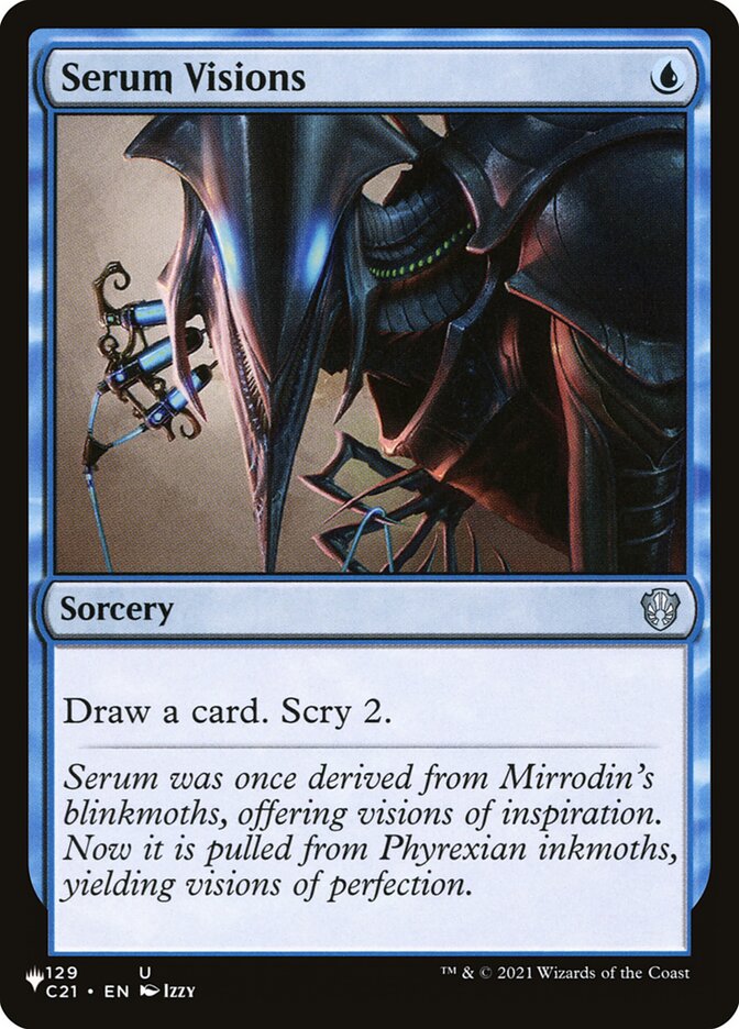 Visões do Soro / Serum Visions - Magic: The Gathering - MoxLand