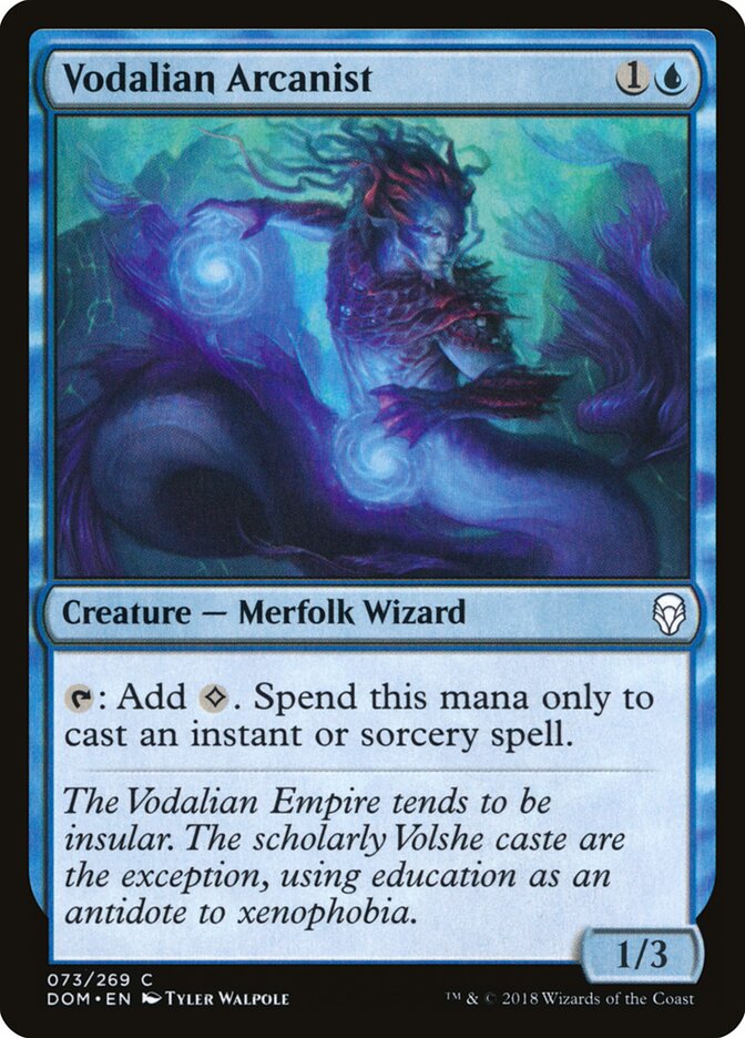 Arcanista Vodaliano / Vodalian Arcanist - Magic: The Gathering - MoxLand