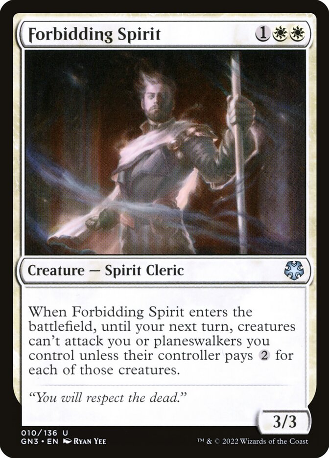Espírito Interditor / Forbidding Spirit - Magic: The Gathering - MoxLand